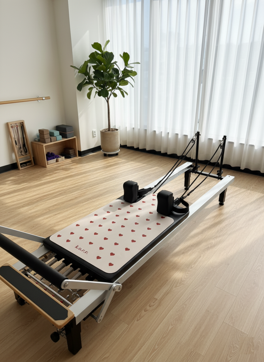 k.o.r.r. Reformer Mat Cozy Beige x Burgundy
