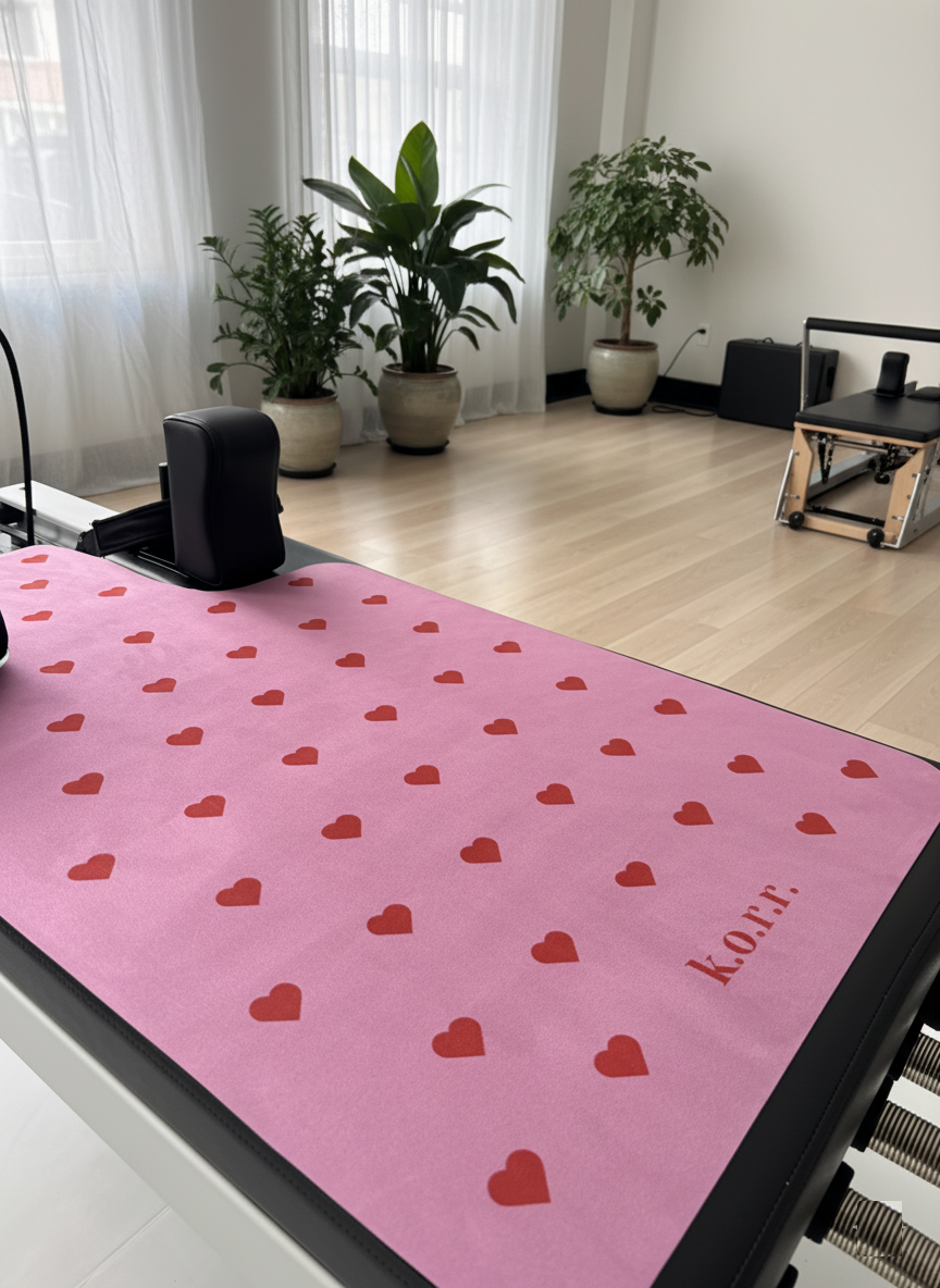 k.o.r.r. Reformer Mat Mauve Pruim x Diep Bourgondisch rood