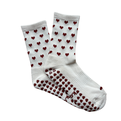 k.o.r.r. Burgundy Cream Grip Sokken