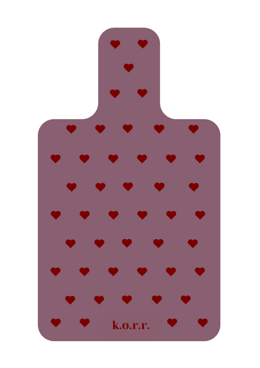 k.o.r.r. Reformer Mat Mauve Pruim x Diep Bourgondisch rood