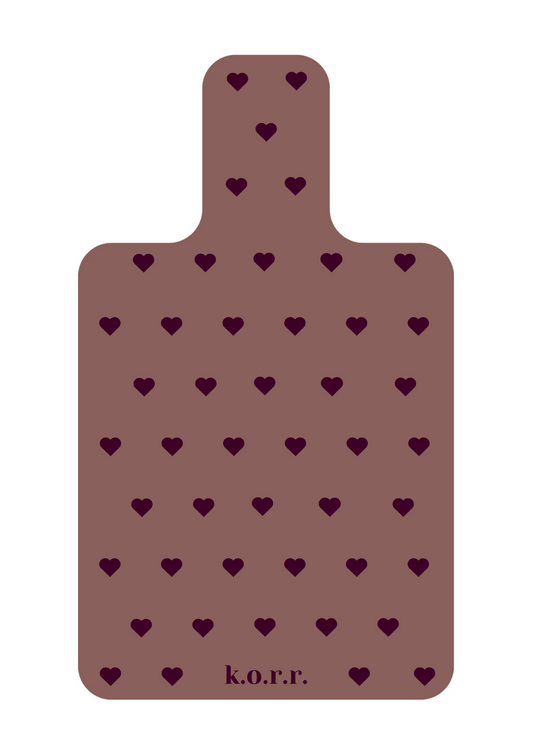 k.o.r.r. Reformer Espresso Heart Mat